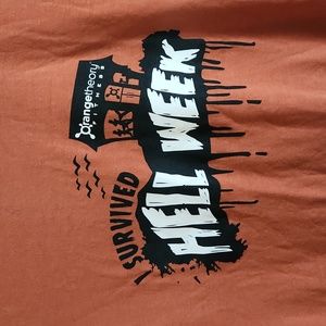 Original Orange Theory Hell Week Workout T-Shirt (Small Women's)